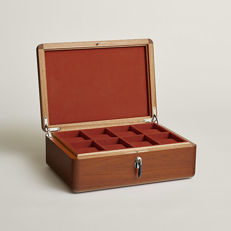 HERMES　Watch用化粧箱 Hermes watch box Orange/Brown Unisex brand accessories